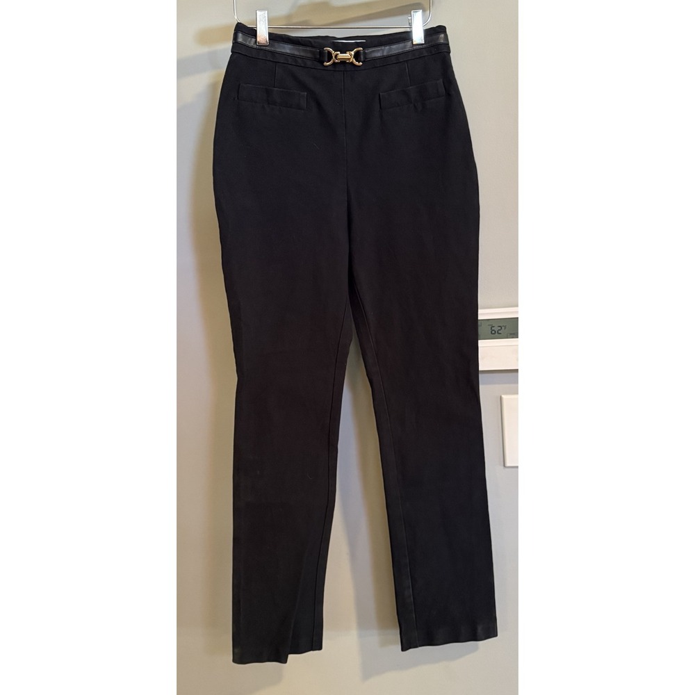 Derek Lam 10 Crosby Pants Belted Trouser Cotton Career Women's Sz 2 Classic